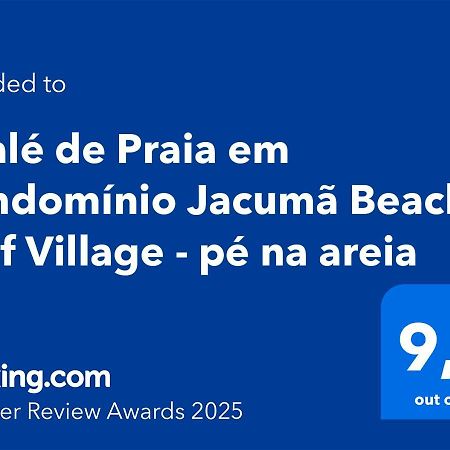 Chale De Praia Em Condominio Jacuma Beach & Golf Village - Pe Na Areia ภายนอก รูปภาพ